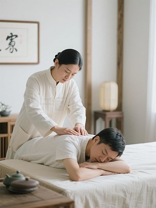 Traditional Chinese Medicine Massage - Overseas martial arts students alleviate muscle and joint fatigue and soreness...